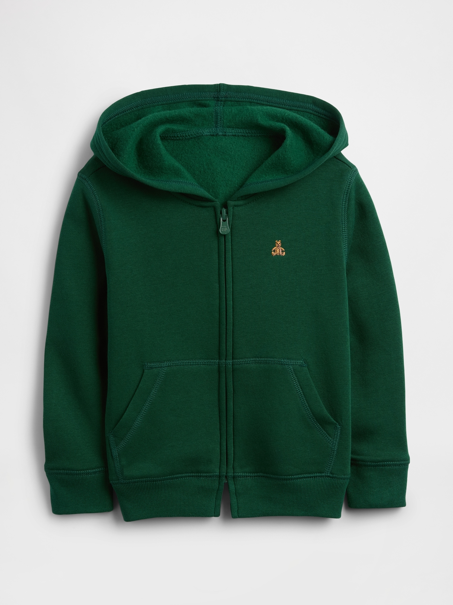 babyGap Fleece Zip Hoodie - Green
