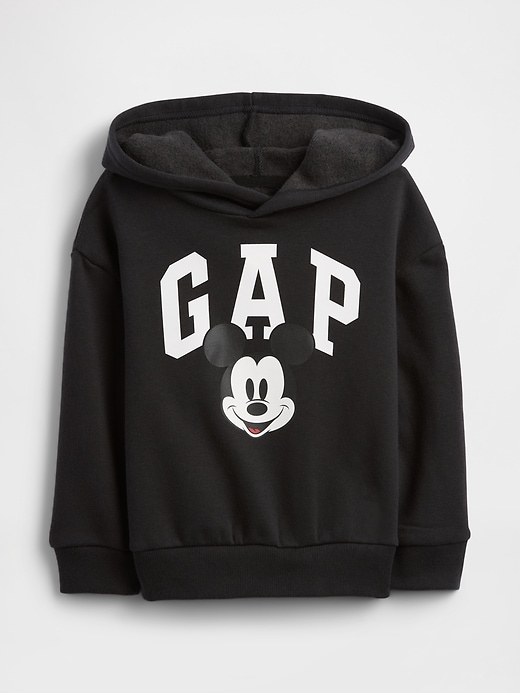 Image number 1 showing, babyGap &#215 Disney Mickey Mouse Relaxed Logo Hoodie
