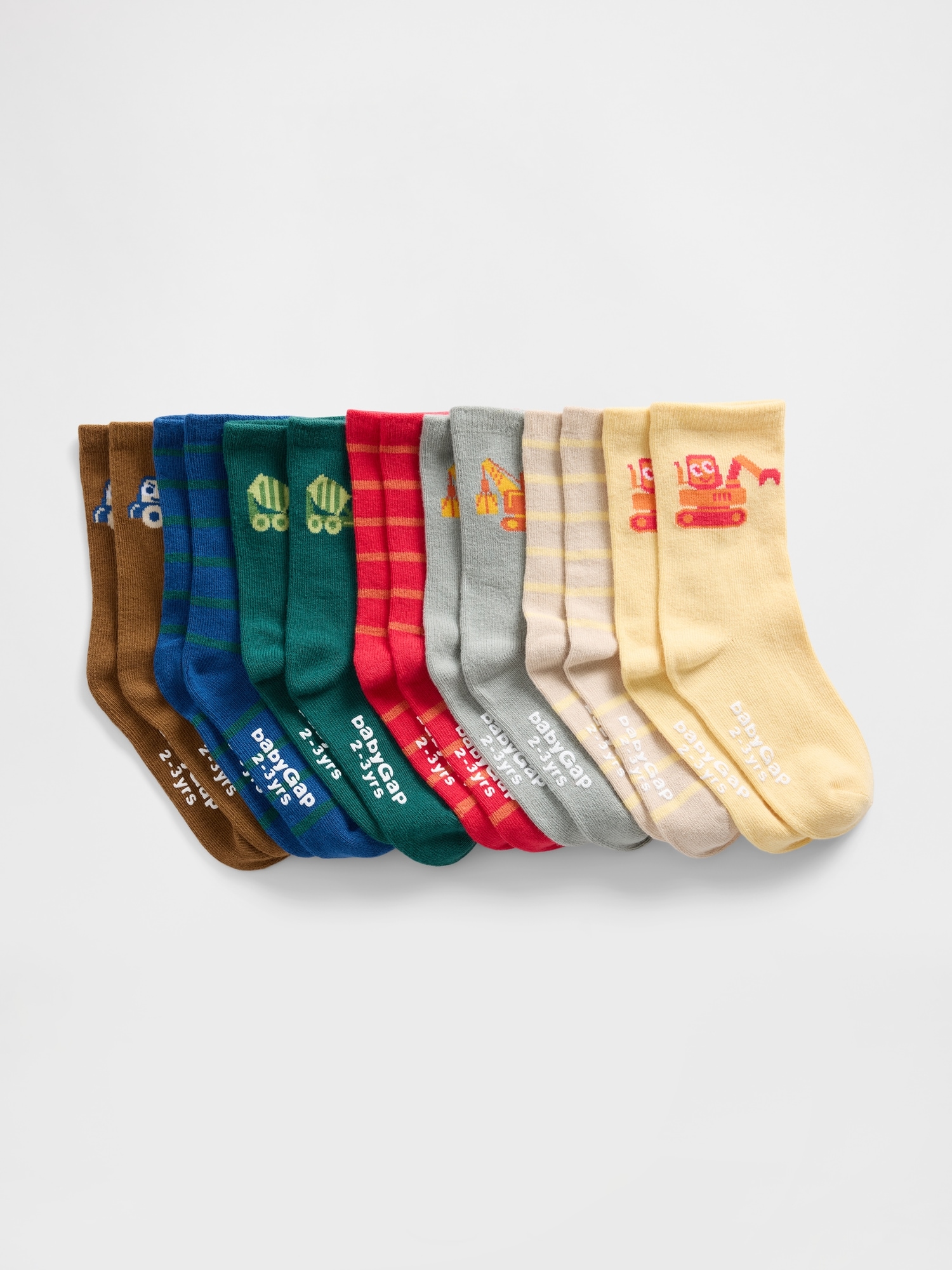 babyGap Digger Crew Socks (7-Pack)