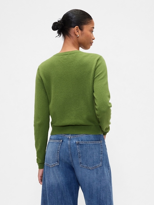 Image number 2 showing, Cashsoft Crewneck Cardigan