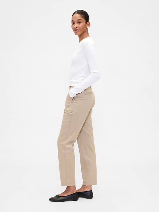 Image number 3 showing, Mid Rise Downtown Khakis