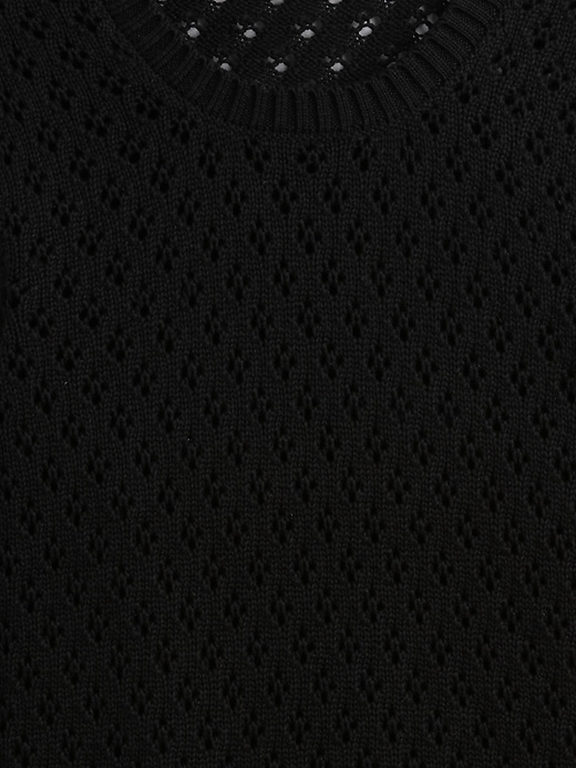 Image number 4 showing, Relaxed Mixed-Stitch Balloon-Sleeve Cardigan