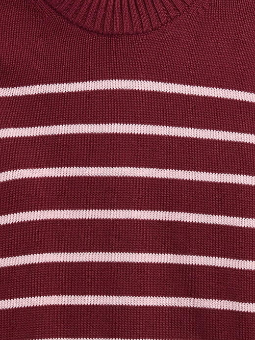 Image number 4 showing, Relaxed Stripe Cropped Sweater