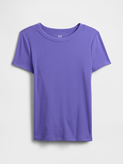 Image number 5 showing, Ribbed Crewneck T-Shirt