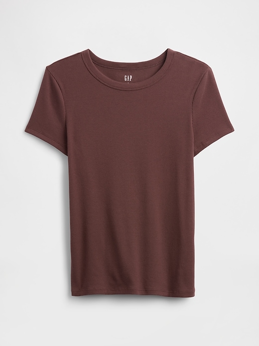 Image number 5 showing, Ribbed Crewneck T-Shirt