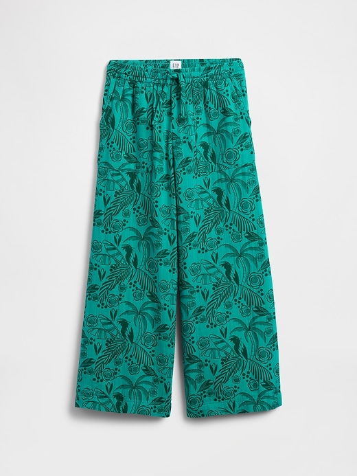 Image number 1 showing, Kids Pull-On Wide-Leg Pants
