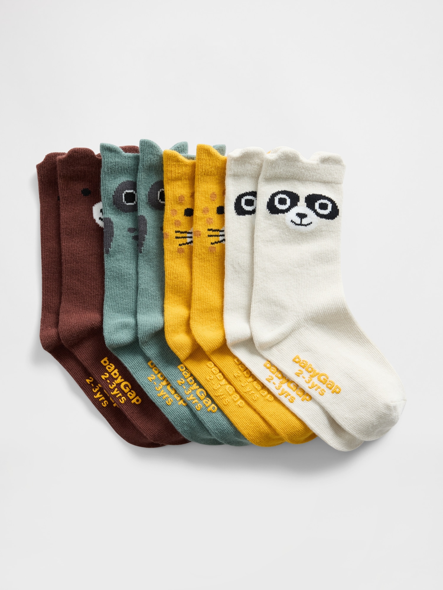 babyGap Critter Crew Socks (4-Pack)
