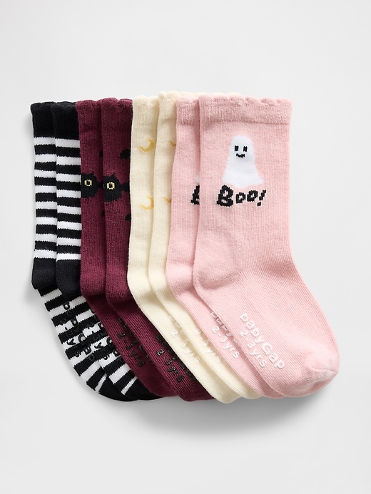 View large product image 1 of 1. babyGap Halloween Crew Socks (4-Pack)