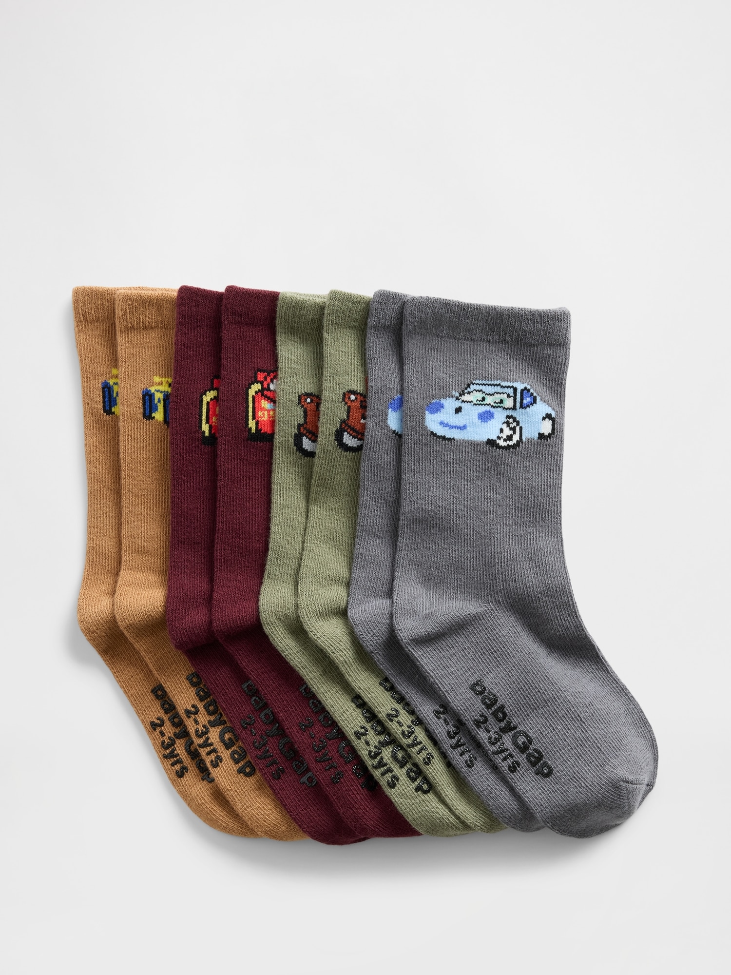 babyGap × Disney Cars Crew Socks (4-Pack)