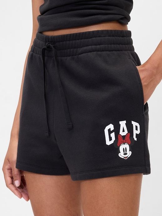 Image number 4 showing, Gap &#215 Disney Minnie Mouse Logo Shorts