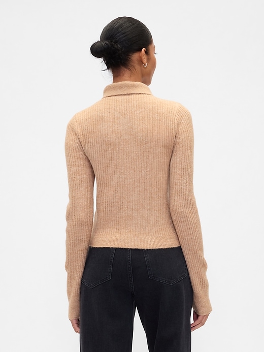 Image number 2 showing, Fitted Cropped Collared Cardigan