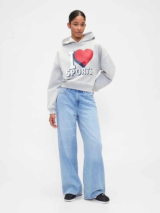 Image number 3 showing, Oversized Graphic Hoodie