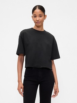 Boxy Crewneck T-Shirt | Gap Factory
