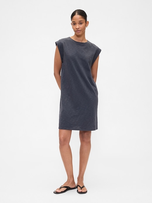 Image number 1 showing, Crewneck T-Shirt Dress