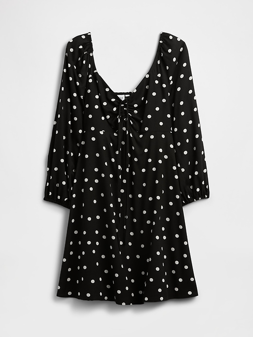 Image number 6 showing, Smocked Print Mini Dress