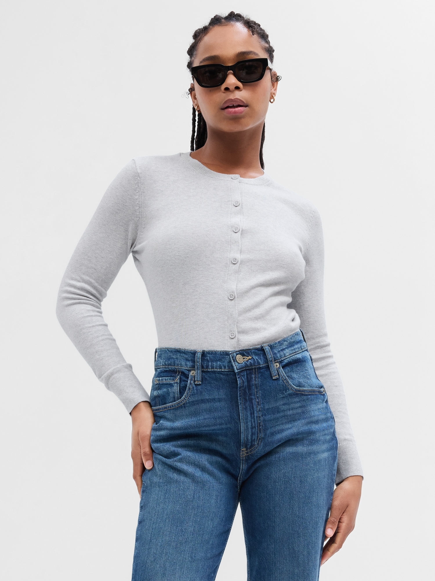 Crewneck Cardigan
