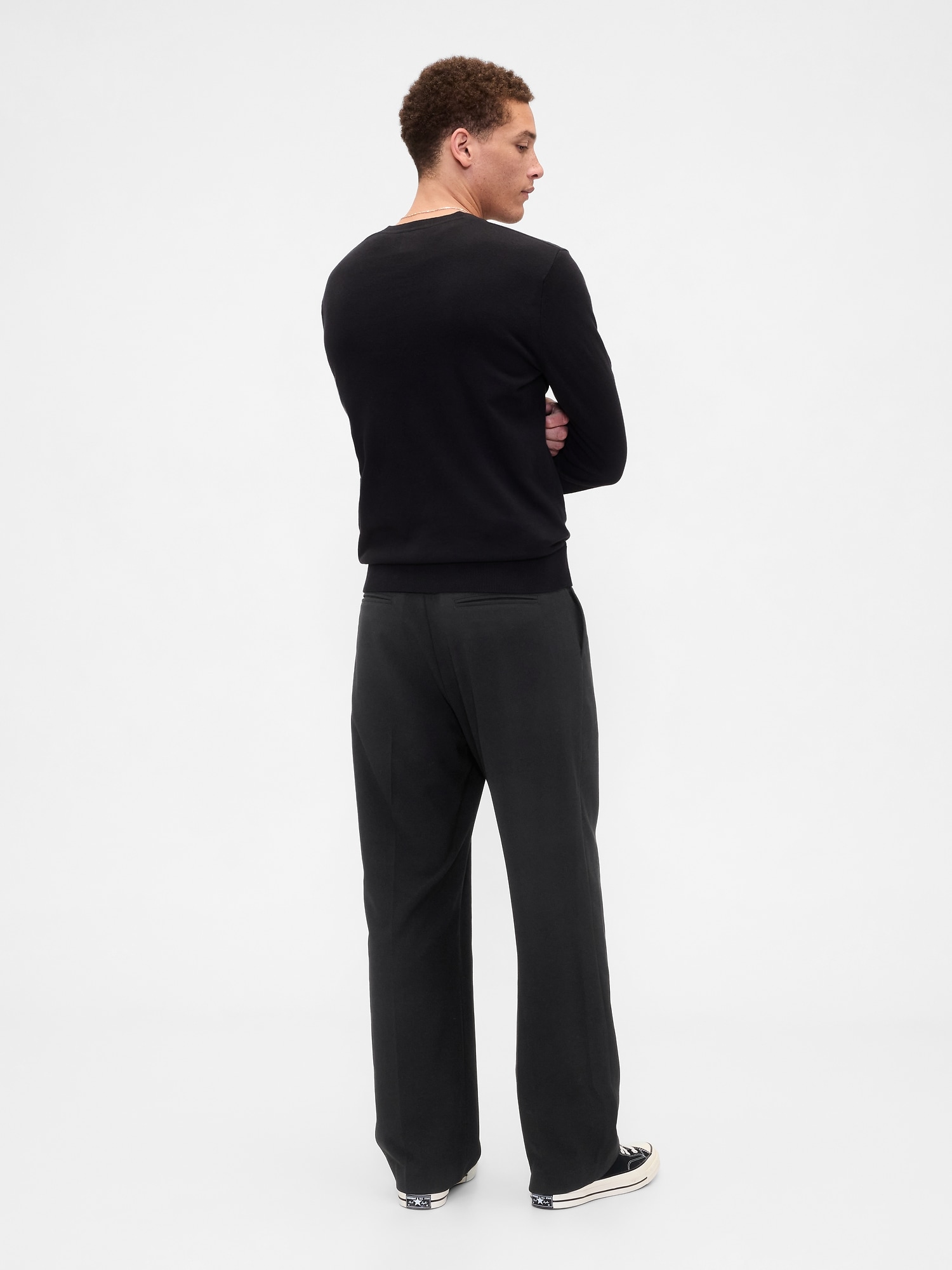 Relaxed Pleated Trousers