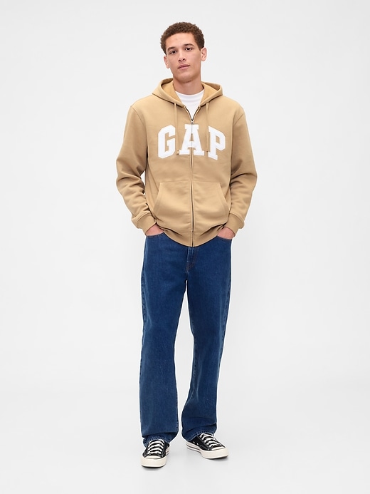 Image number 3 showing, Relaxed Gap Logo Zip Hoodie