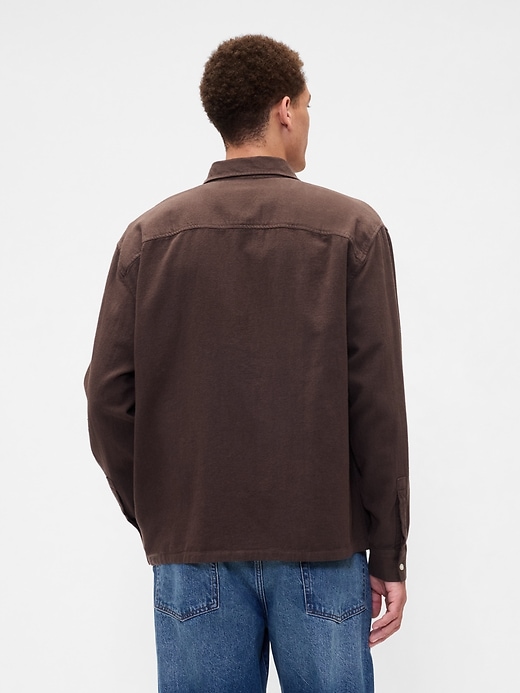 Image number 2 showing, Flannel Shirt in Boxy Fit