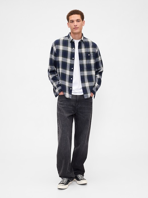 Image number 3 showing, Flannel Shirt in Boxy Fit