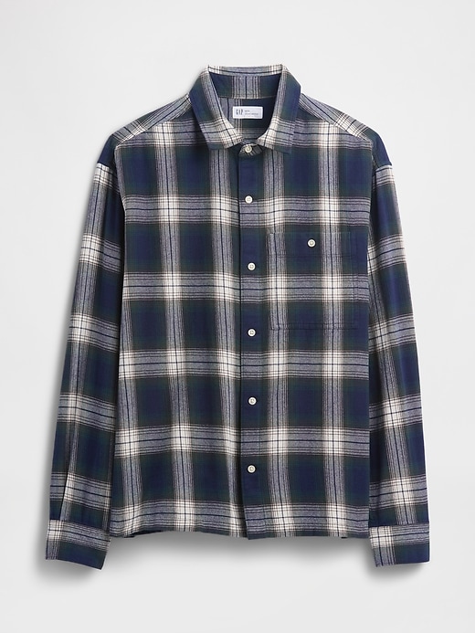 Image number 5 showing, Flannel Shirt in Boxy Fit