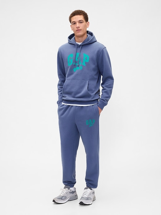 Image number 1 showing, Gap &#215 Disney Mickey Mouse Relaxed Logo Joggers