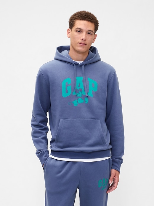 Image number 1 showing, Disney &#215 Mickey Mouse Relaxed Logo Hoodie