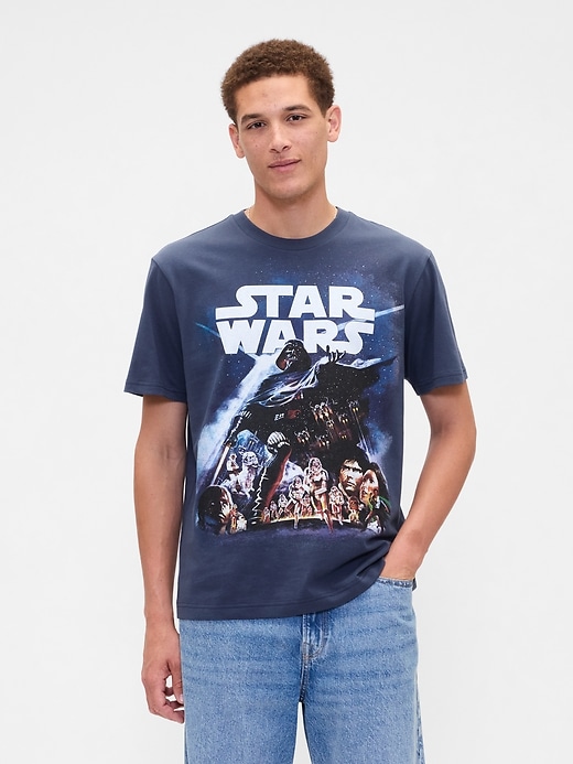 Image number 1 showing, Star Wars#153 Everyday Soft Relaxed Graphic T-Shirt