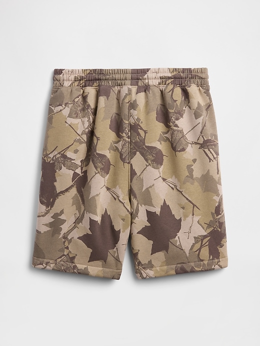 Image number 2 showing, Kids Washed-Fleece Pull-On Shorts