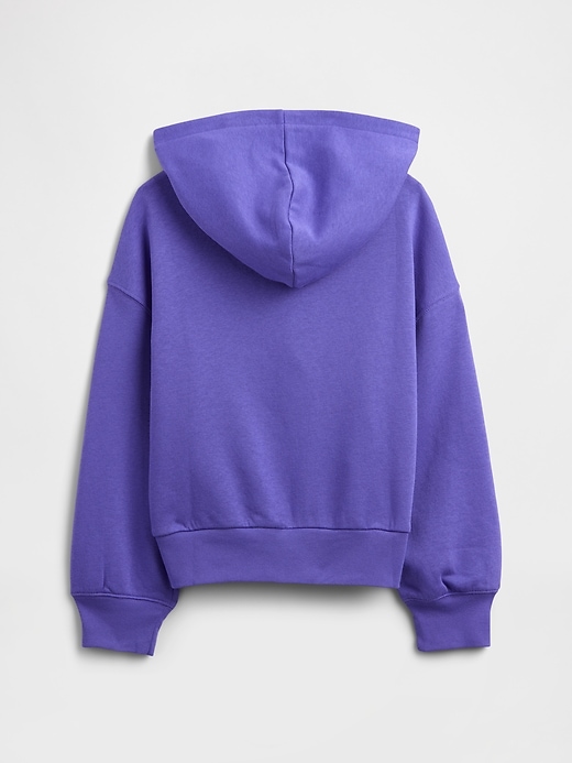 Image number 2 showing, Kids Relaxed Half-Zip Fleece Hoodie