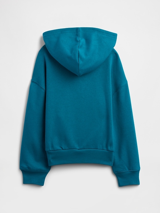 Image number 2 showing, Kids Relaxed Half-Zip Fleece Hoodie