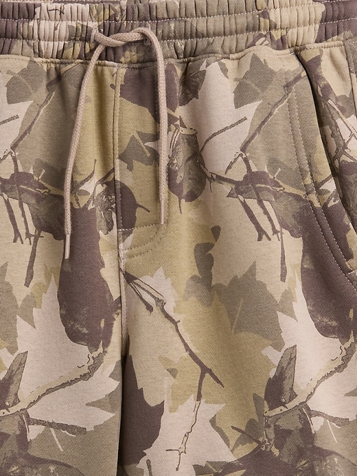 Image number 3 showing, Kids Washed-Fleece Pull-On Shorts