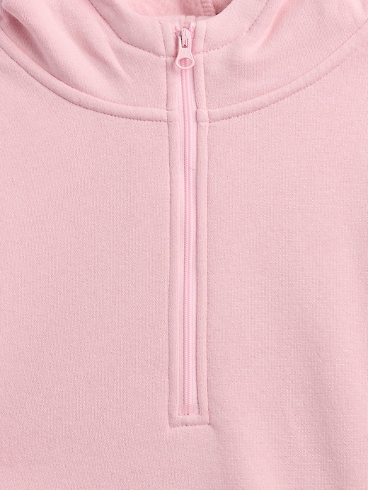 Image number 3 showing, Kids Relaxed Half-Zip Fleece Hoodie