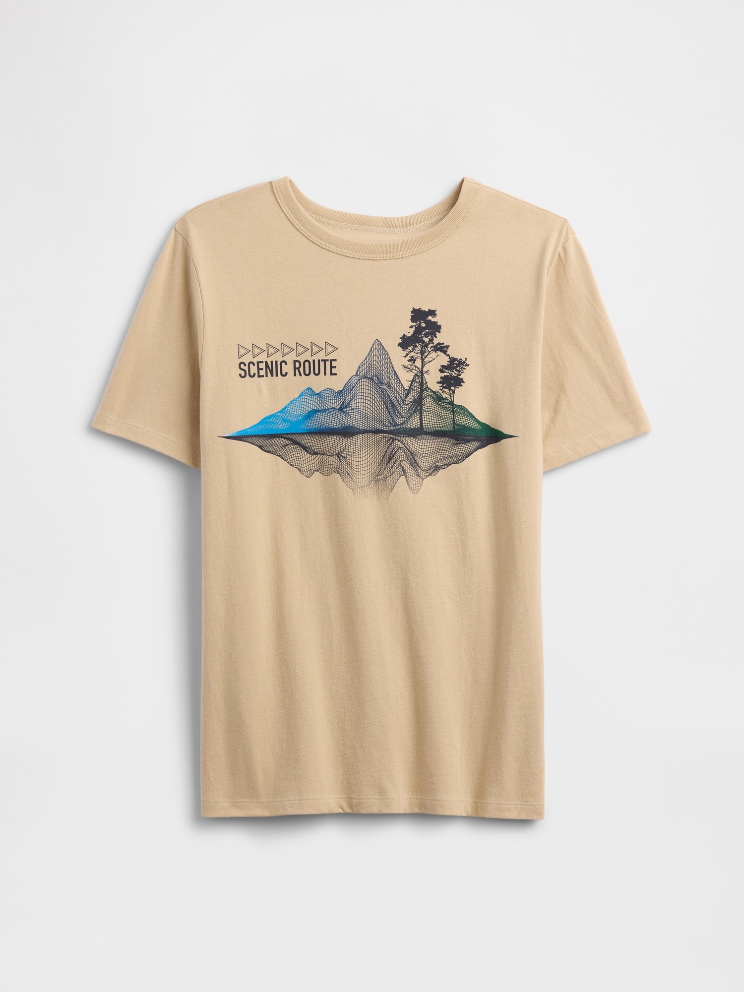Kids Graphic T-Shirt - Beige