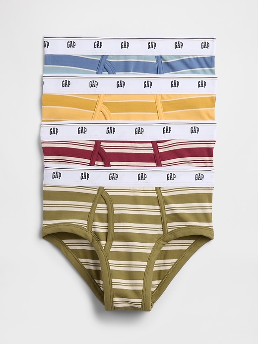 View large product image 1 of 1. Kids Stripe Briefs (4-Pack)