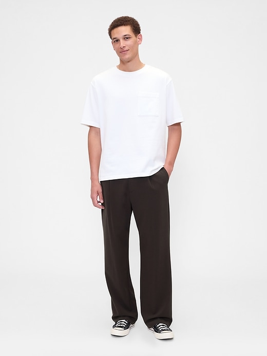 Image number 1 showing, Relaxed Pleated Trousers