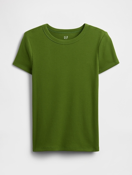 Image number 5 showing, Ribbed Crewneck T-Shirt
