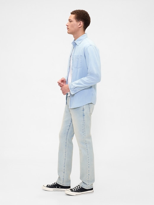 Image number 4 showing, GapFlex Straight Jeans