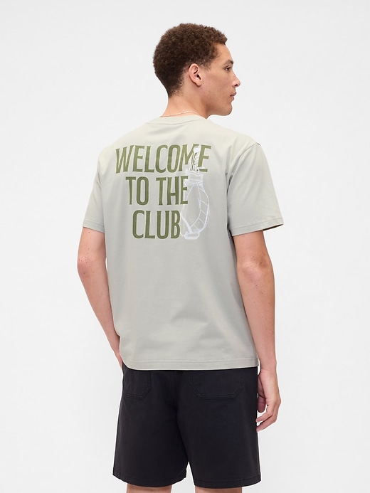 Image number 2 showing, Everyday Soft Relaxed Gap Graphic T-Shirt
