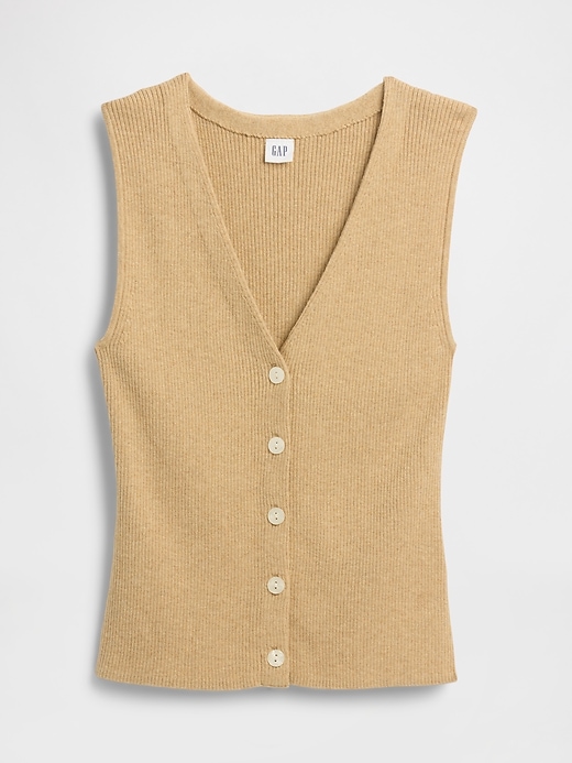 Image number 5 showing, Ribbed V-Neck Sweater Vest