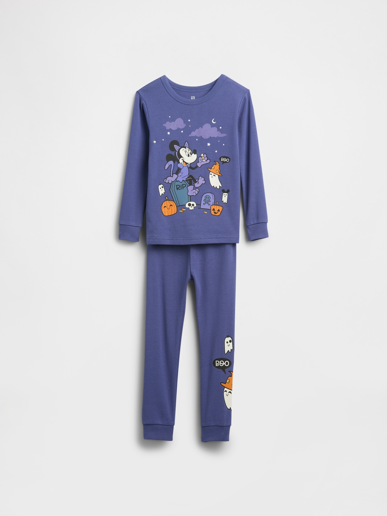 babyGap × Disney Mickey Mouse Halloween 100% Organic Cotton PJ Set - Blue