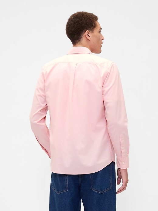 Image number 2 showing, Stretch Poplin Shirt in Standard Fit