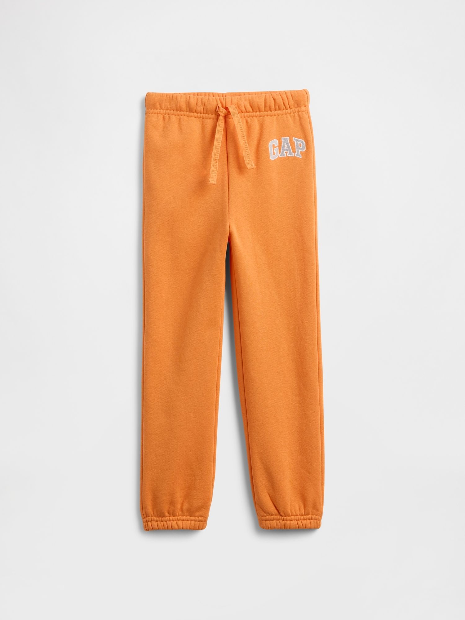 babyGap Relaxed Logo Pull-On Joggers - Orange