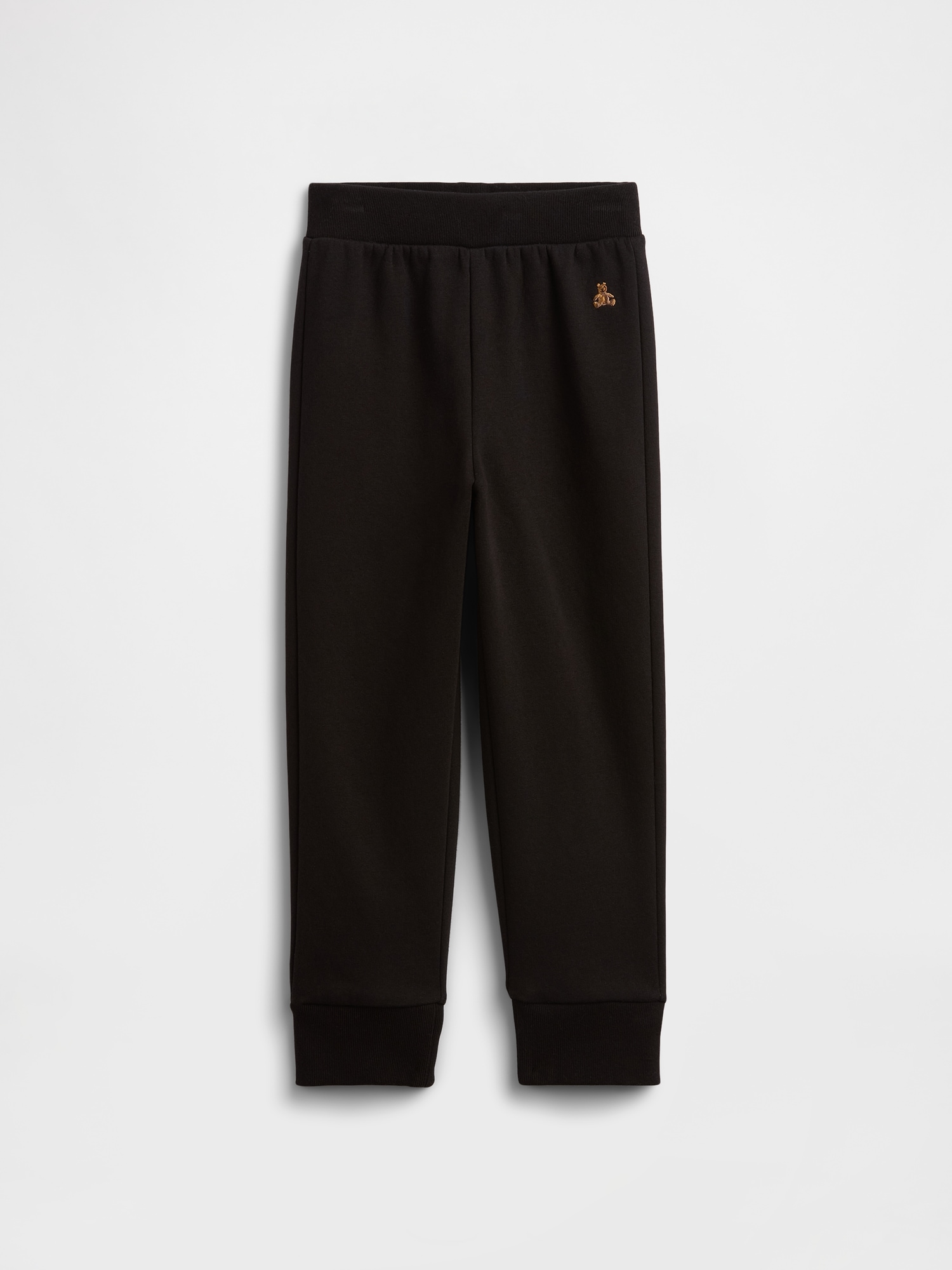 babyGap Pull-On Fleece Joggers - Black