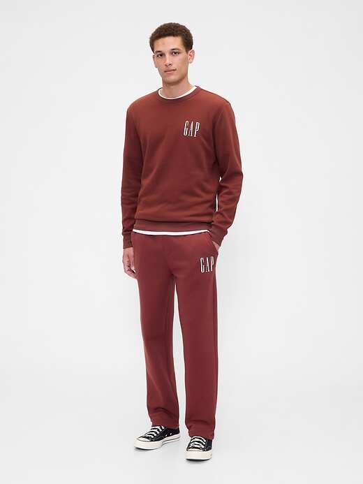 Image number 1 showing, Gap Logo Straight-Leg Sweatpants