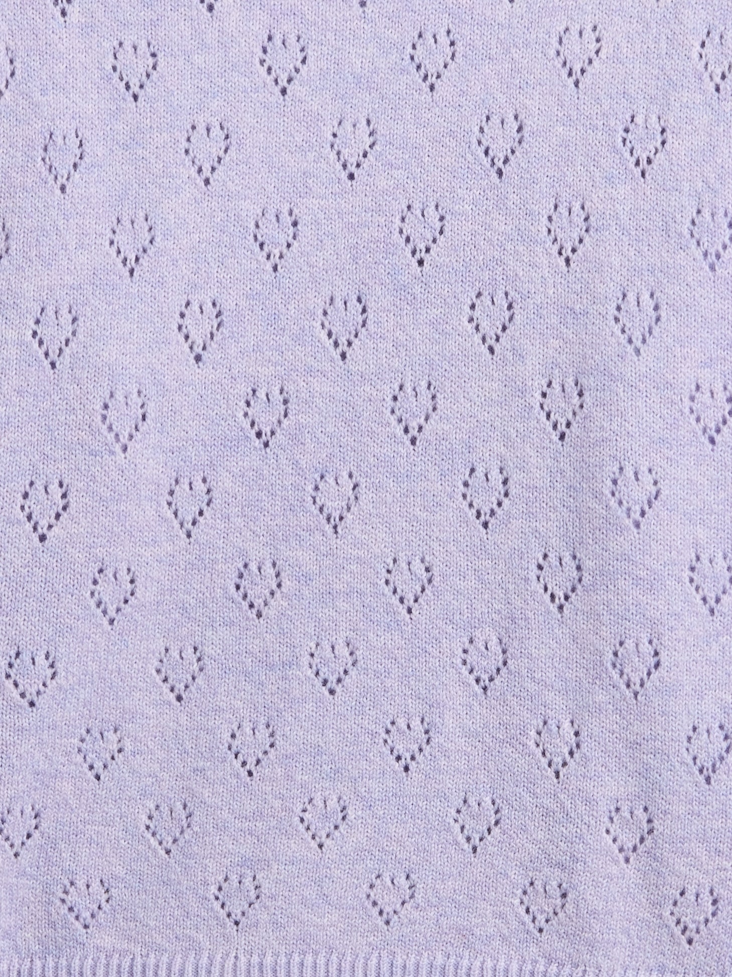 Gap Factory Babygap Cashsoft Pointelle Crewneck Cardigan In Purple