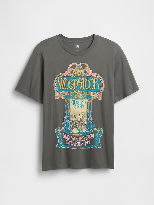 Image number 5 showing, Relaxed Woodstock Graphic T-Shirt