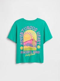 GapKids | SmileyWorld® Oversized Graphic T-Shirt