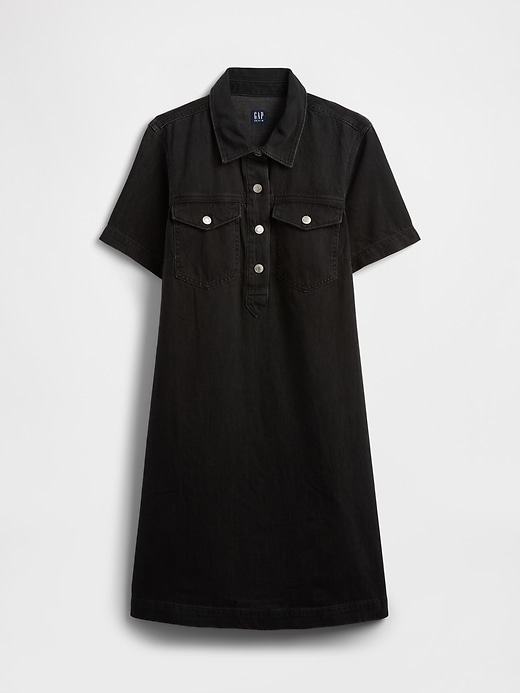 Image number 6 showing, Relaxed Denim Mini Dress