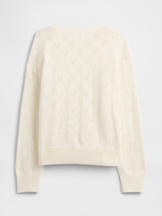 Image number 2 showing, babyGap CashSoft Pointelle Crewneck Cardigan